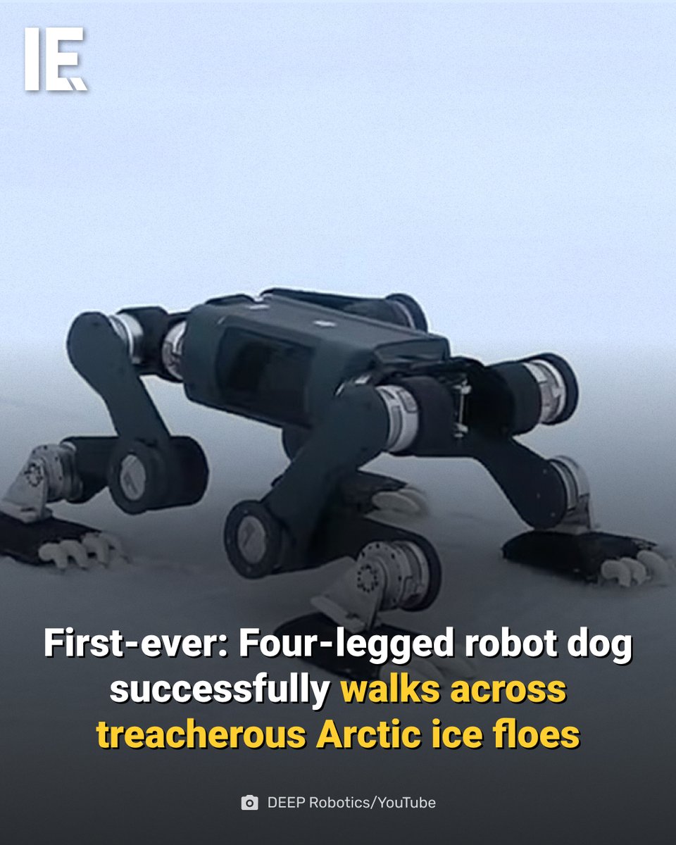 IntEngineering's tweet photo. Human access to polar regions is slow and dangerous. The Lynx S10 robot aims to change that.
https://t.co/30Sww43bJe
#ArcticRobotics #RobotDog #ExtremeRobotics https://t.co/uhtysvgxB2