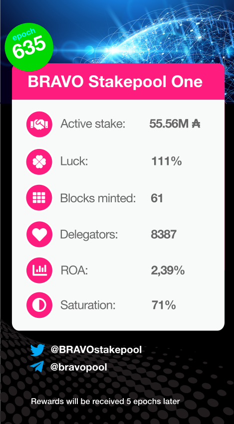 BRAVO Stakepool 🇳🇱 tweet media