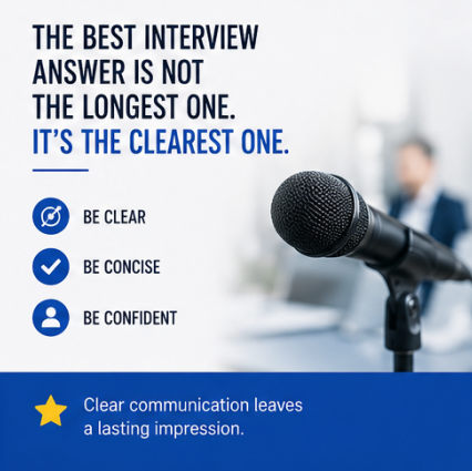 AlecNightfall's tweet photo. Interview tip:

The best answer isn't the longest one.

It's the clearest one.

Recruiters value:
✅ Clarity
✅ Confidence
✅ Relevance

Keep your answers focused and easy to understand.

https://t.co/EKBvW4aeoB

#InterviewTips #CareerGrowth #JobSearch https://t.co/RXolNkLvNP