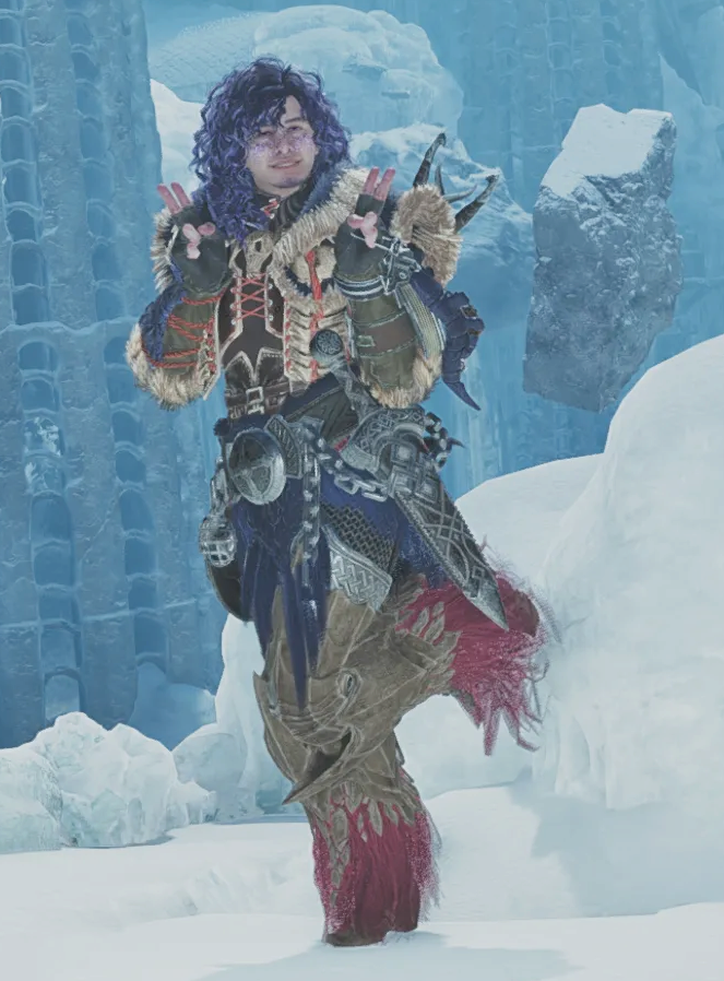 CaptainDisco404's tweet photo. did a mini photoshoot with my hunter in a new gammoth inspired outfit. i think it turned out pretty well! https://t.co/lDKFFBsCVF
