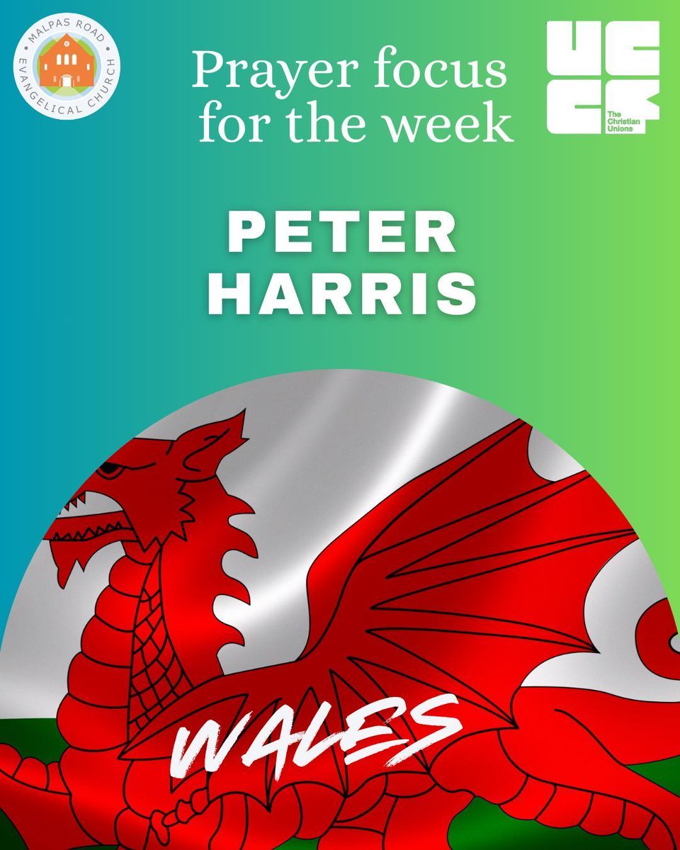 malpasroadec's tweet photo. Please remember Pete Harris and the work of UCCF in Wales in your prayers. https://t.co/jniSo527eY