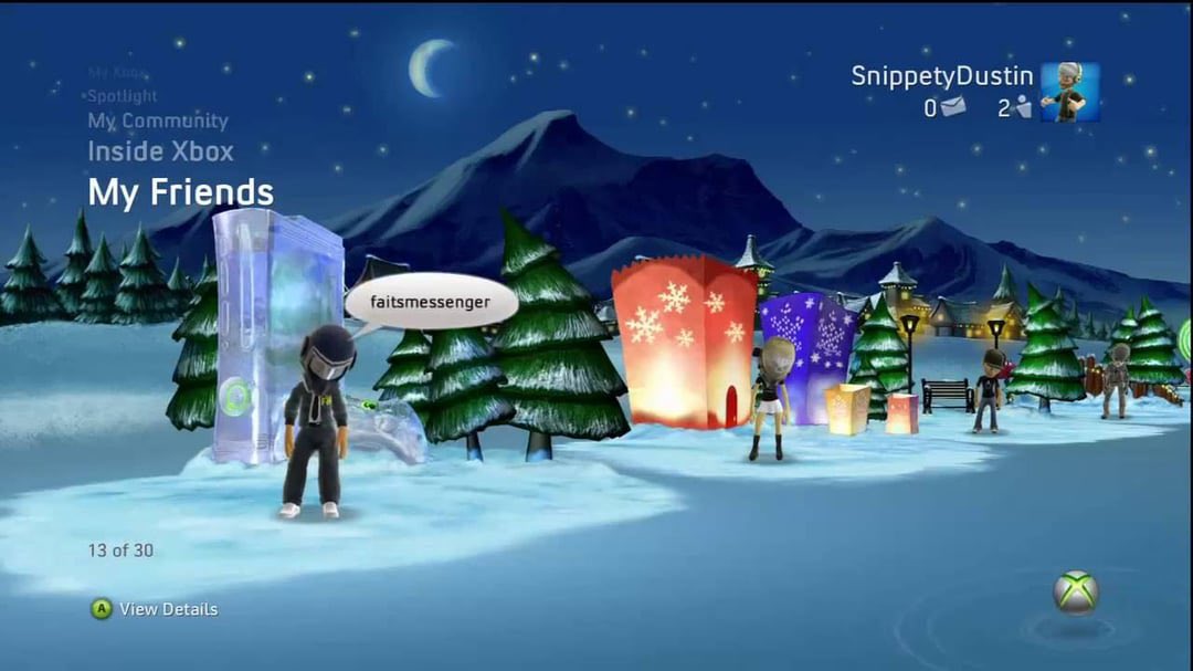 MobstrMatt's tweet photo. @STR8RIPPIN I really hope @asha_shar helps bring back this type of personality and player-expression to the Xbox experience. The social tab on the 360 that was custom to the dashboard theme you had chosen was so fun to see 🙏🏻 Favorite was a holiday winter theme that had decor behind friends. https://t.co/dXUUduCqVR