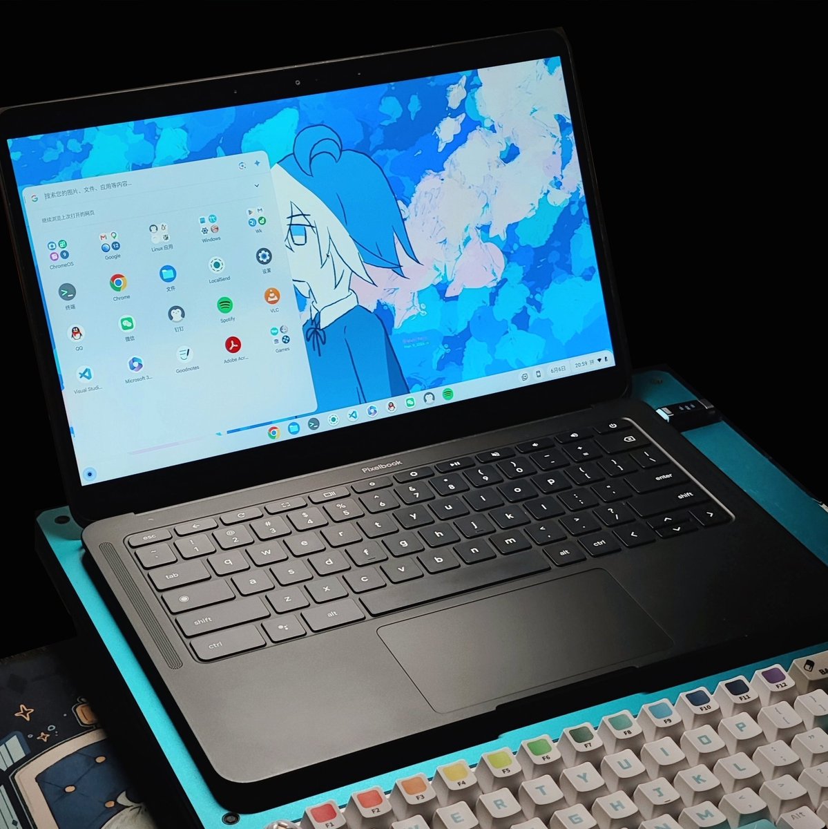 Wwk_Kevin's tweet photo. 美丽的 Pixelbook Go 2019 (Atlas)… https://t.co/hI19Xcligs