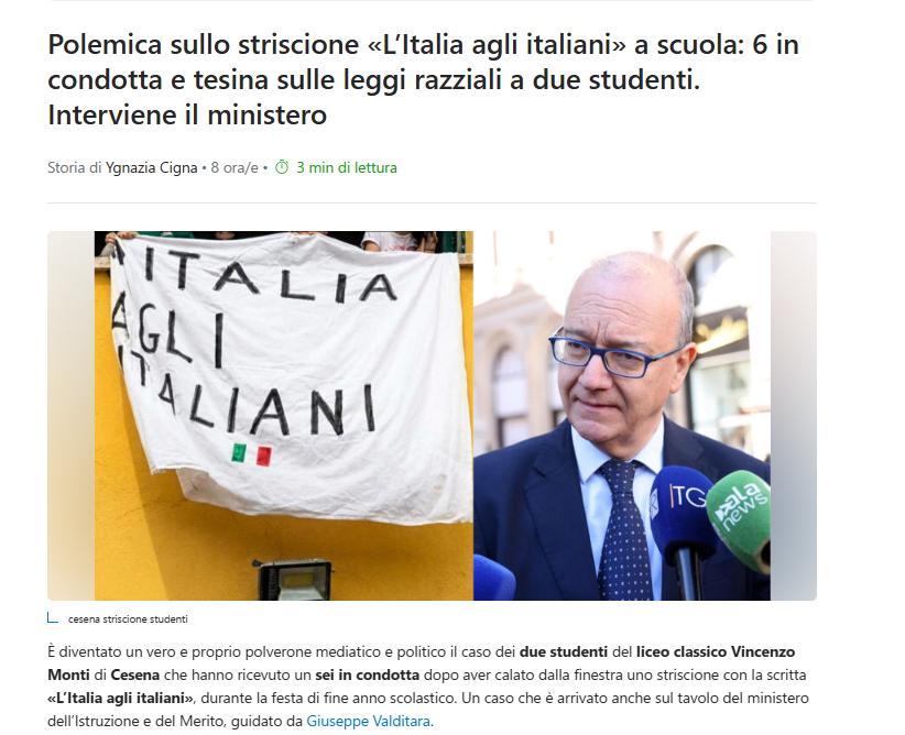 Siddh60's tweet photo. Metodi educativi scimmiottati da Cina, Cuba, Corea del sud. I soliti #comunisti che censurano le idee altrui e il patriottismo. Ma quando il patriottismo è dei #nazicomunisti #propal gli va bene!
#Cesena #LItaliaAgliItaliani
https://t.co/3LVkPmqyCP https://t.co/zzjoEkZaPw
