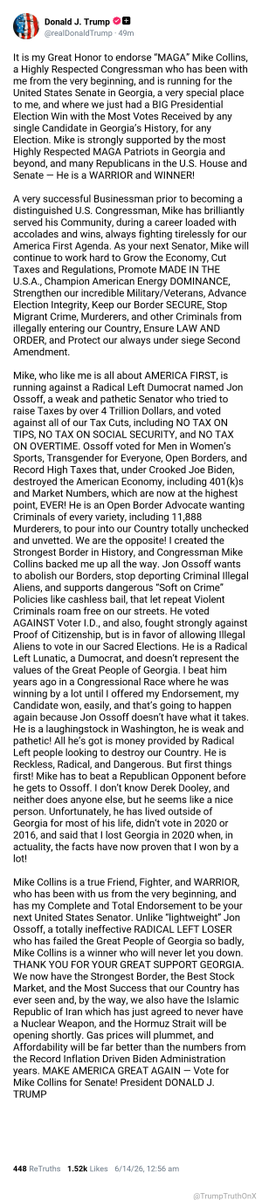 Commentary Donald J. Trump Truth Social Posts On X tweet media