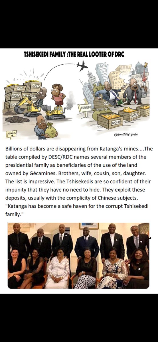 schmi1000's tweet photo. @Interieur_RDC @Presidence_RDC 
Le président et son gouvernement devraient eux-mêmes aller en prison pour corruption et pour avoir laissé leur pays être bradé aux Chinois en échange de pots-de-vin — il suffit de voir l'affaire AVZ Minerals.https://t.co/7s9vSjSjeI https://t.co/W2k17caiEg