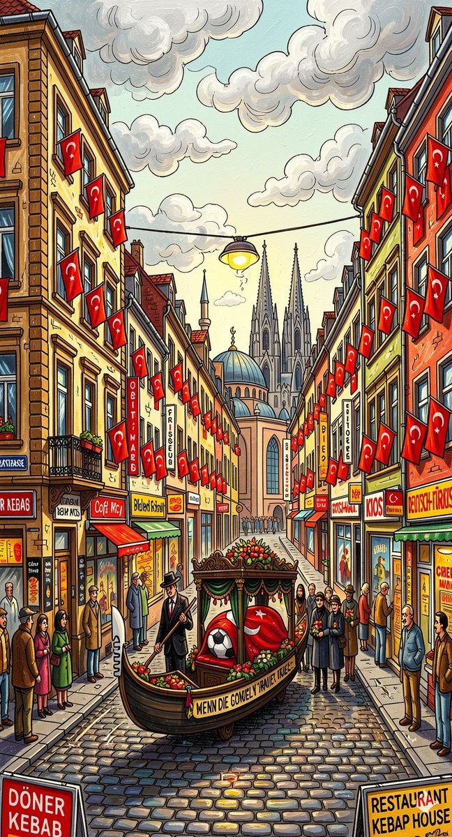 cerbifc's tweet photo. Währenddessen in der Kölner Keupstrasse...
Wenn die Gondeln Trauer tragen
#austur #WM2026 https://t.co/4r6U2LvK1Y