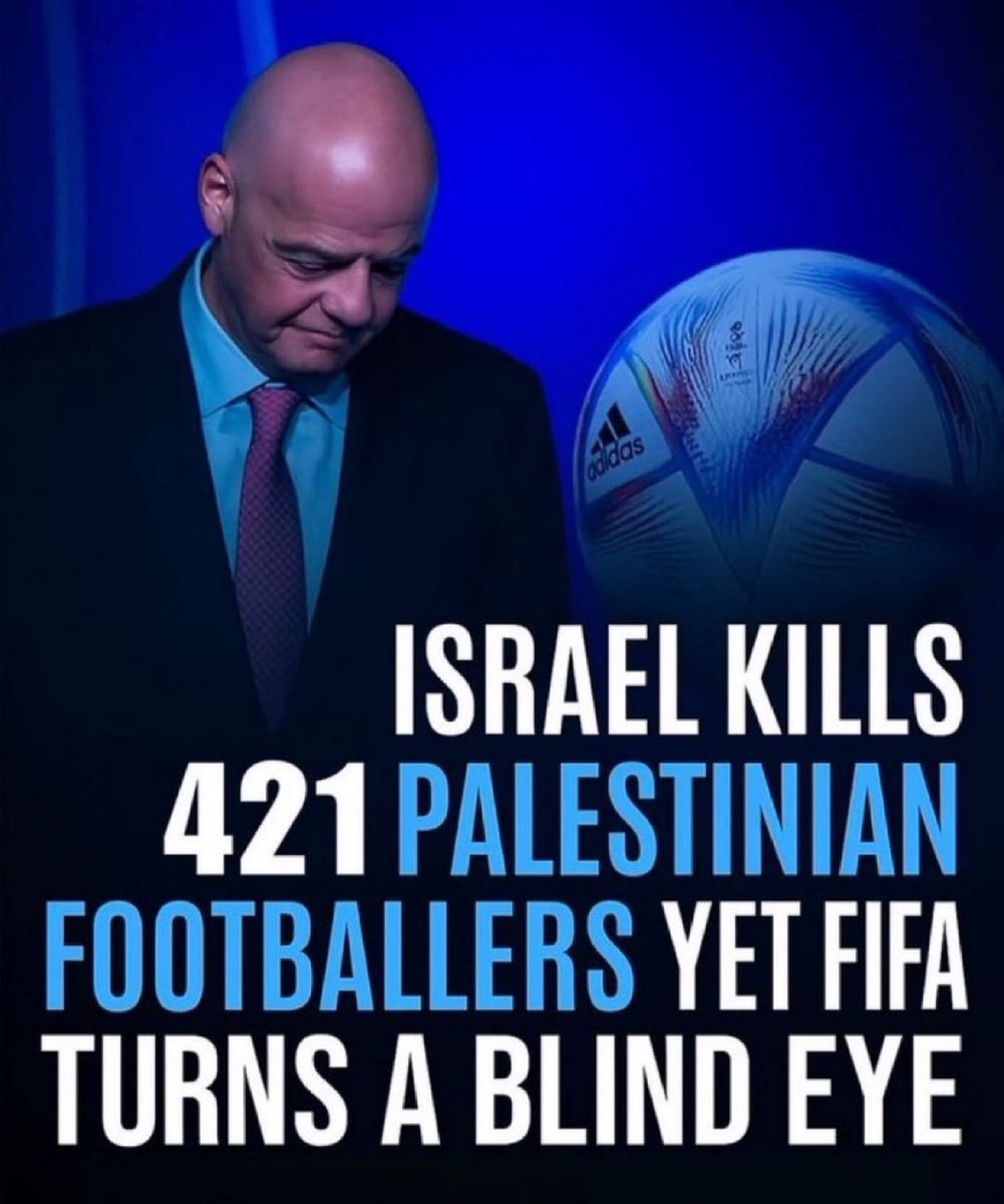 jeffbeckGOAT's tweet photo. @RamAbdu Will the shameful @FIFAcom condemn this? https://t.co/A8BZKsPDMV