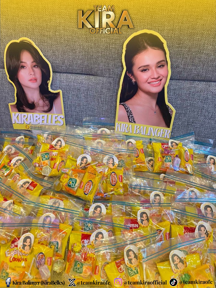 TeamKiraOFC's tweet photo. LITTLE GOODIES FOR OUR AMAZING KAPAMILYA RUNNERS 2026 🏃‍♀️ 

A massive thank you to all the amazing runners who dropped by and brought the absolute best energy to the Filinvest grounds earlier today! 

We wanted to share some love back with some giveaway goodies, but you guys were too fast — UBOS NA LAHAT in just a few minutes! 🥹

We hope those who got them enjoy the little treats! And to those who missed it: we promise to prepare a lot more next time! 💛🌻✨

#KiraBalinger | Kira Balinger | #TeamKira | @Kbalinger