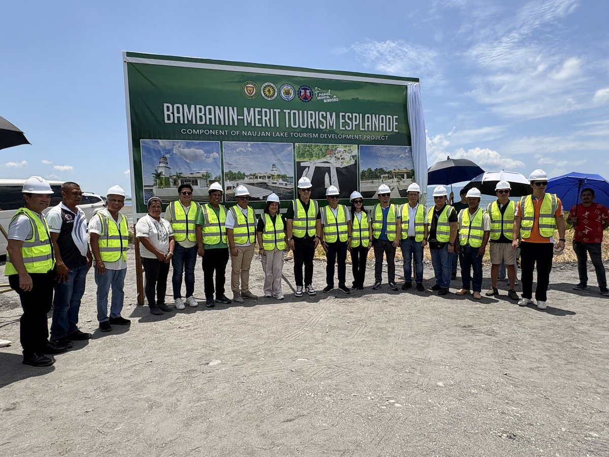 Dennis_Datu's tweet photo. Gov. Humerlito “Bonz” Dolor led the groundbreaking ceremony for the Bambanin-Merit Tourism Esplanade in Victoria, Oriental Mindoro, a tourism development project backed by a P300-million fund.

The esplanade is one of the four major components of the Naujan Lake Tourism Development Project, which seeks to position the area as a premier eco-tourism destination and stimulate local economic growth.

Also included in the Naujan Lake Tourism Development Project are the Minglet Forest Eco-Tourism Experience in the municipality of Socorro, the Tagbakin Falls Trek Adventure in the town of Pola, and the Montelago Hot Spring development in Naujan. Groundbreaking ceremonies for these projects are scheduled to take place in the coming months.

@ABSCBNNews