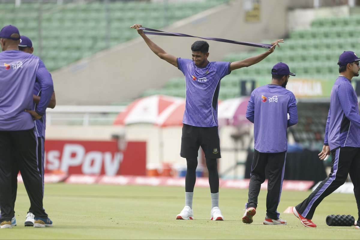 MaharusMd's tweet photo. Resting Nahid Rana for the last ODI against Australia is a good decision. For a fast bowler like him, managing his workload should be a priority....

#BDCricket  #AUSvsBAN #BANvsAUS #nahidrana https://t.co/C1pogwoJDU