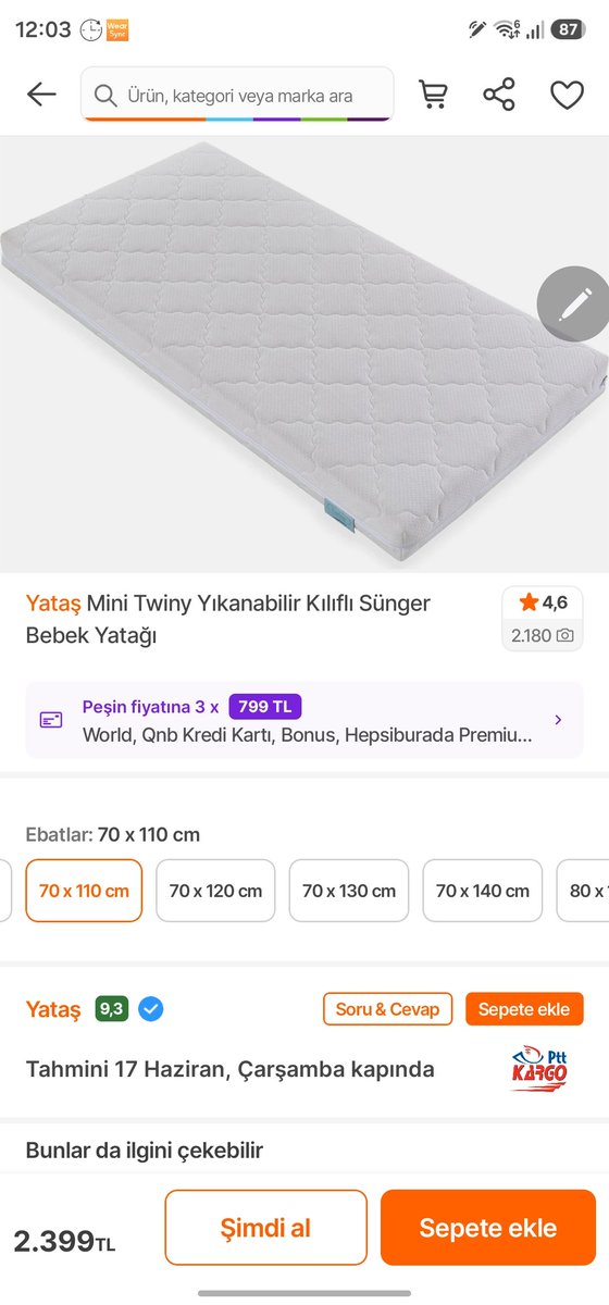 mhmtrtk's tweet photo. @yatasbedding Trendyol siparişimi sipariş verdikten 4 gün sonra stok yok diye iptal edip aynı gün hepsiburada da nasıl satıyorsunuz? https://t.co/qYAcYQechr