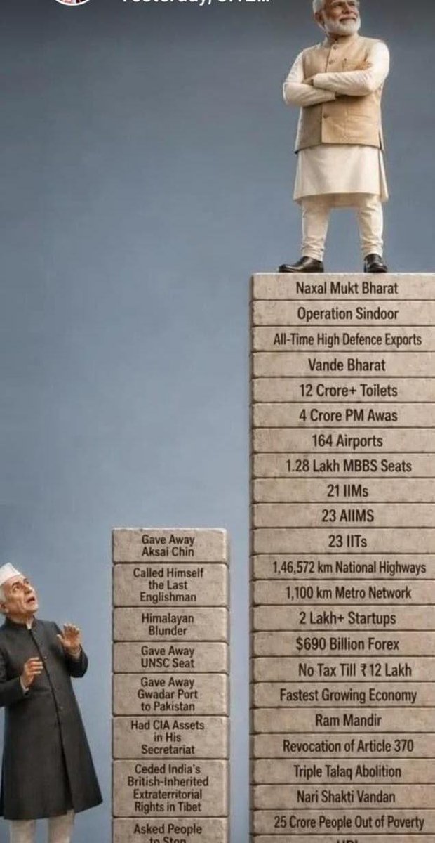 SanggitaT's tweet photo. Narendra Modi ji crushed the bekar legacy of Chicha Nehru 🤣😂😂💕 https://t.co/EBBneR4YuK
