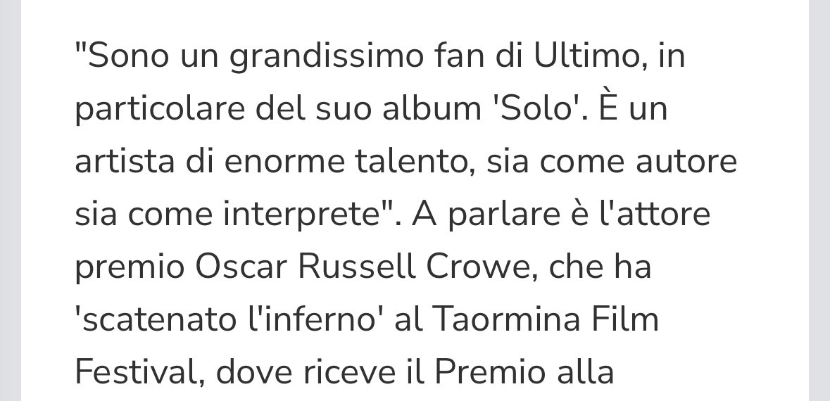 Starksplume's tweet photo. nessuno sta parlando di Russel Crowe fan di ultimo comunque https://t.co/UWdEQzxbsE