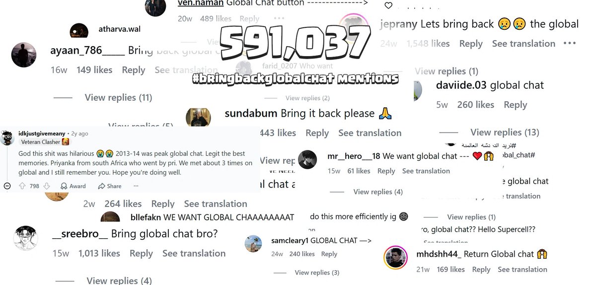 Termynater_'s tweet photo. The #BringBackGlobalChat Website has reached over 590,000 Mentions 🤯
https://t.co/SQNovimgAm
#ClashOfClans https://t.co/iqnazen6r8