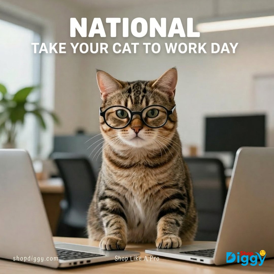 ShopDiggy's tweet photo. Technical support is here, but they just keep chasing the mouse. 🐱#TakeYourCatToWorkDay #OfficeCat #WorkingFromHome #CatLover #WorkLifeBalance https://t.co/XWK9BHwmYH