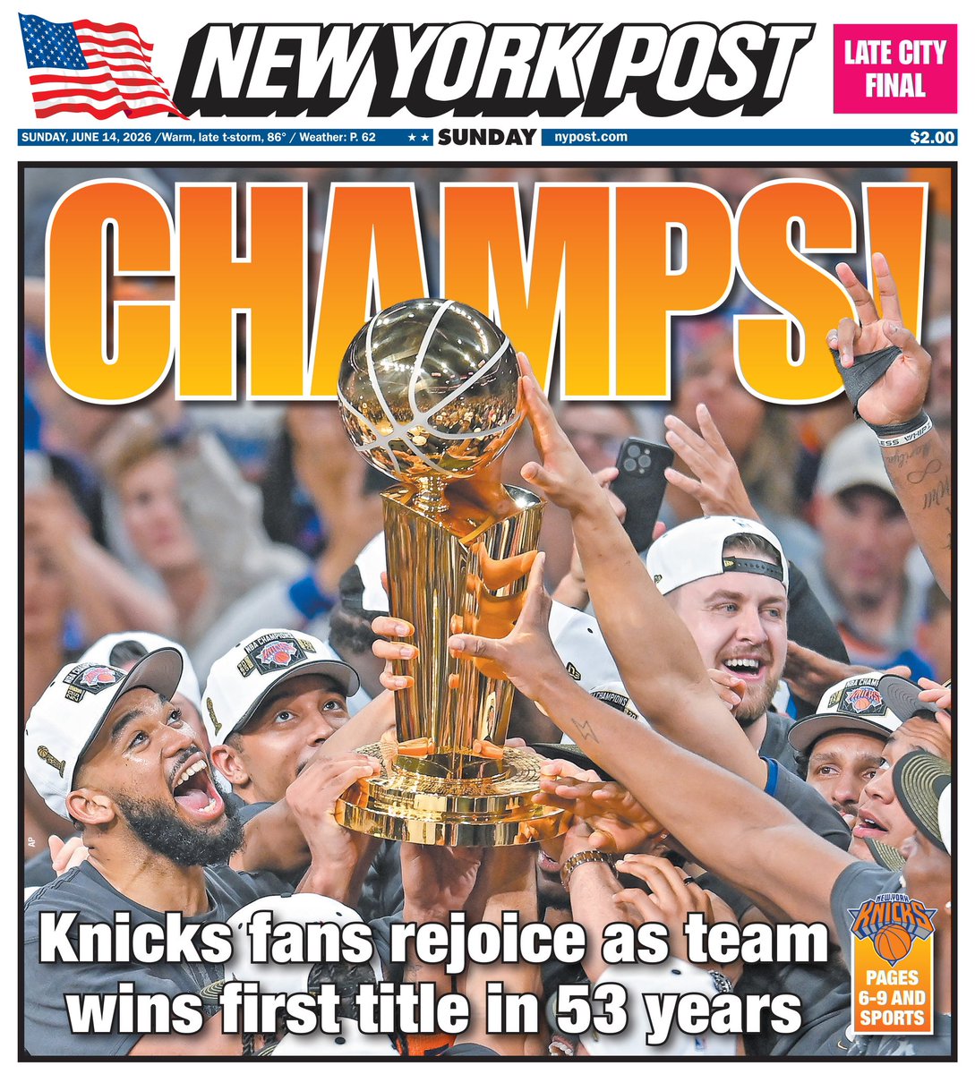 jschwartz115's tweet photo. Get your frames ready. 

The @nypost front and back pages👇

My story: https://t.co/3mCvmzsHvM https://t.co/lqcuDAgNUl
