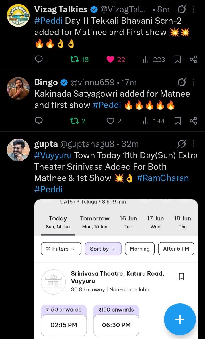 Raees | #PEDDI - 04.06.26 tweet media