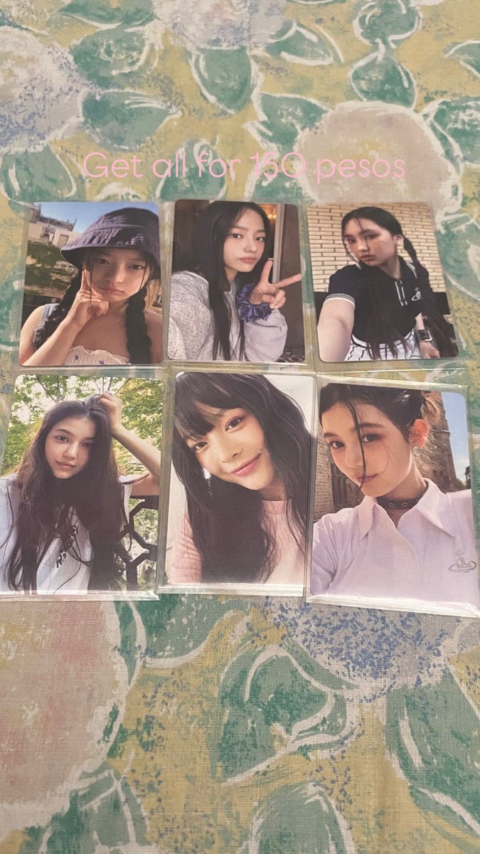 itboy_cyj's tweet photo. wts lfb ph

NEWJEANS Photocards 

｡*♡ P30 each / get all for P150
｡*♡ loc: Davao City (can do meet up)
｡*♡ mod: jnt/sco
｡*♡ mop: gcash/cash

rfs: need funds

new jeans photocards minji hanni hyein danielle https://t.co/rMVndt3khm