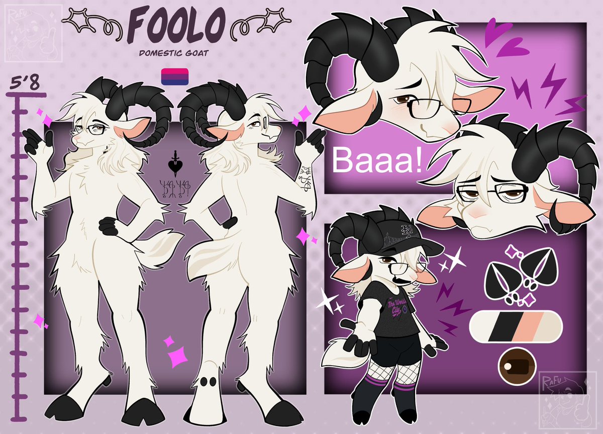Foolo, the Goat 🩷💜💙 tweet media