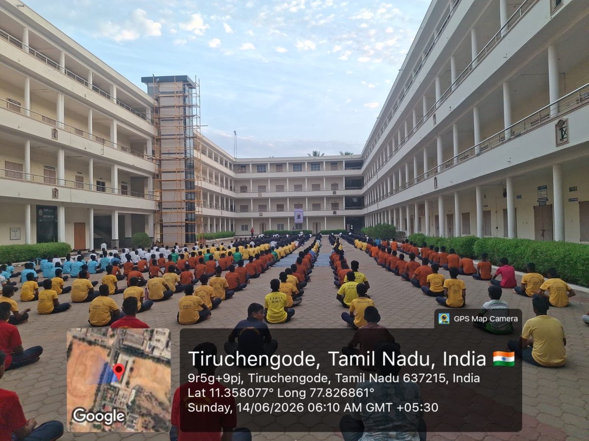 Ko_Champions's tweet photo. As a part of the initiative by the The Min of Ayush, 11 (TN) Sig Coy NCC of Kovai Group participated in the Guinness World Record  attempt in the online yoga session for the maximum number of people participating in the yoga simultaneously on 14 Jun 26 at Tiruchengode. https://t.co/HueM3UYbog