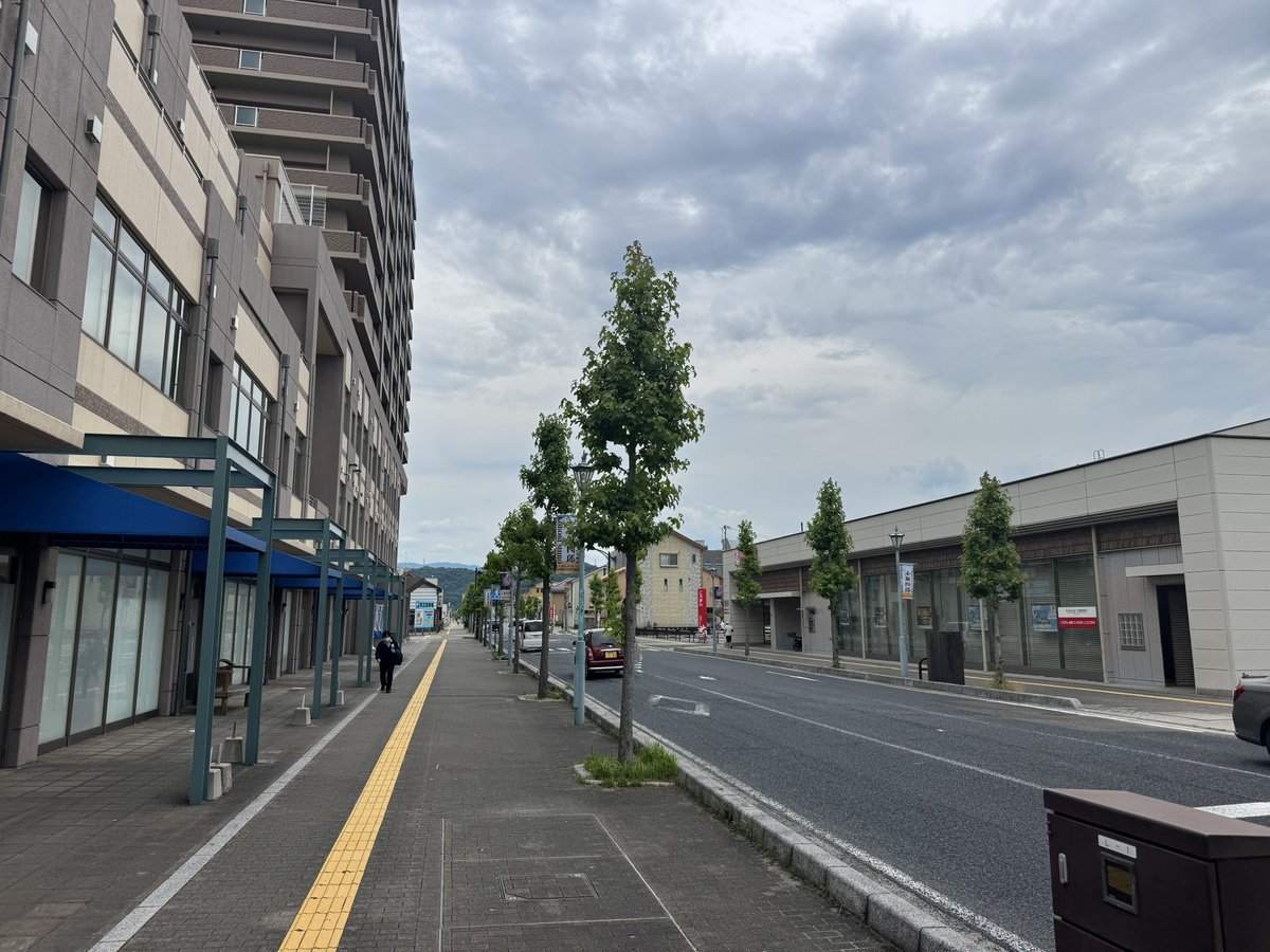 eco594's tweet photo. 益田駅前の町並み https://t.co/nDSJz4rZLr