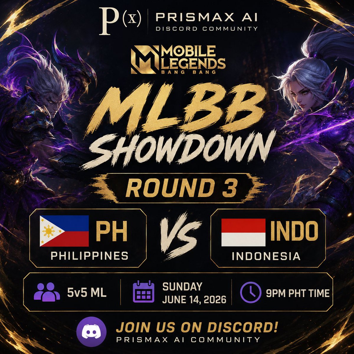 Papzzzicle's tweet photo. gPrisma! We’re gonna have an exciting MLBB Tournament on @PrismaXai Discord Community. See you there🫡

PH line up:

Team A
1.) Dums
2.) Yukihiro
3.) Nath
4.) Ryo 
5.) Papzzzicle 

Team B
1.) Light Yagami
2.) Gen0
3.) Ninja Turtle
4.) Kalanara
5.) Saintnoona

#PrismaXai #gPrisma https://t.co/rI0iV6KT2E