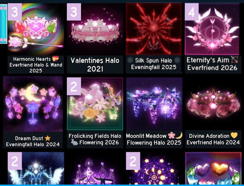 keyysairy's tweet photo. ୨୧ ───────── ♡ ──────── ୨୧
selling royale high halos 💗

paypal, cashapp &amp; adoptme accepted 🎀

comments are off, so please follow or dm me if you're interested so i can notice you! ✨

#RoyaleHigh #RHTrading #Halos https://t.co/Qj1XbzaOyG