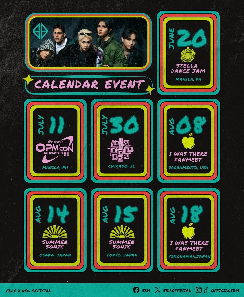 _OfficialNSG_'s tweet photo. [🗓️] SB19 Calendar Event

Save the date A’TIN! Marami tayong aabangan! 🫶 

@SB19Official #SB19 https://t.co/CcNiyZiYTo