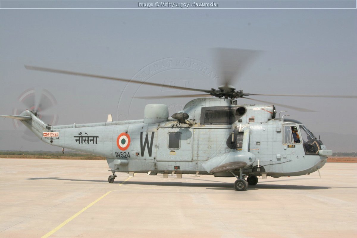 TheGhostRider31's tweet photo. A Final Salute to a Glorious Legacy

After 55 glorious years of unwavering service to the Indian Navy and the Nation, the legendary SeaKing 42B of INAS 330 will take to the Mumbai skies for one final farewell flypast in formation with two SeaKing Charlie https://t.co/OYIau9Jmvz