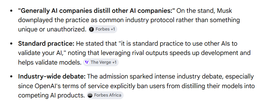 Cherenedene's tweet photo. @RYANHINGSHING It is indicated that all American models commonly distill other models as standard practice

 How do you explain the below text? https://t.co/fCflhlrWOc