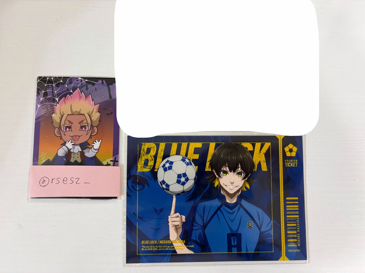 rsesz_'s tweet photo. 【交換・譲渡】ファミリーマート ファミマ ブルーロック ブルロ 観戦チケット風 ブロマイド

譲→蜂楽

求→同種凪、潔、定価+送料

郵送希望。友人分で求めております。検索からもお気軽にお声がけください。 https://t.co/dqvEvG6aQ8