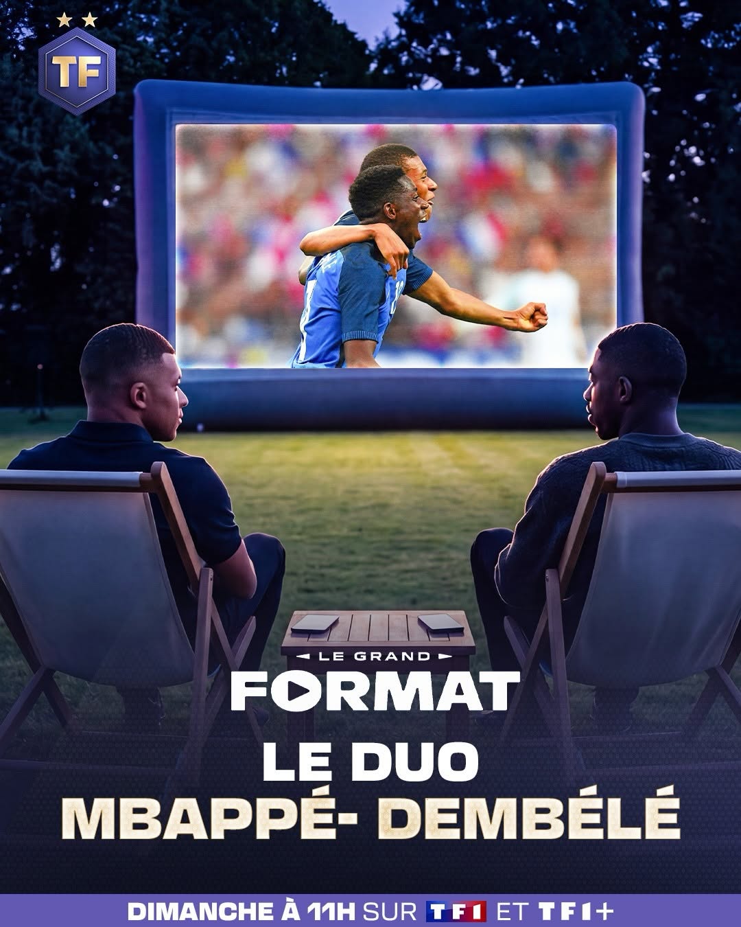 Ce dimanche dans Téléfoot :

🫂Le Grand Format : Le duo Mbappé-Dembélé
...