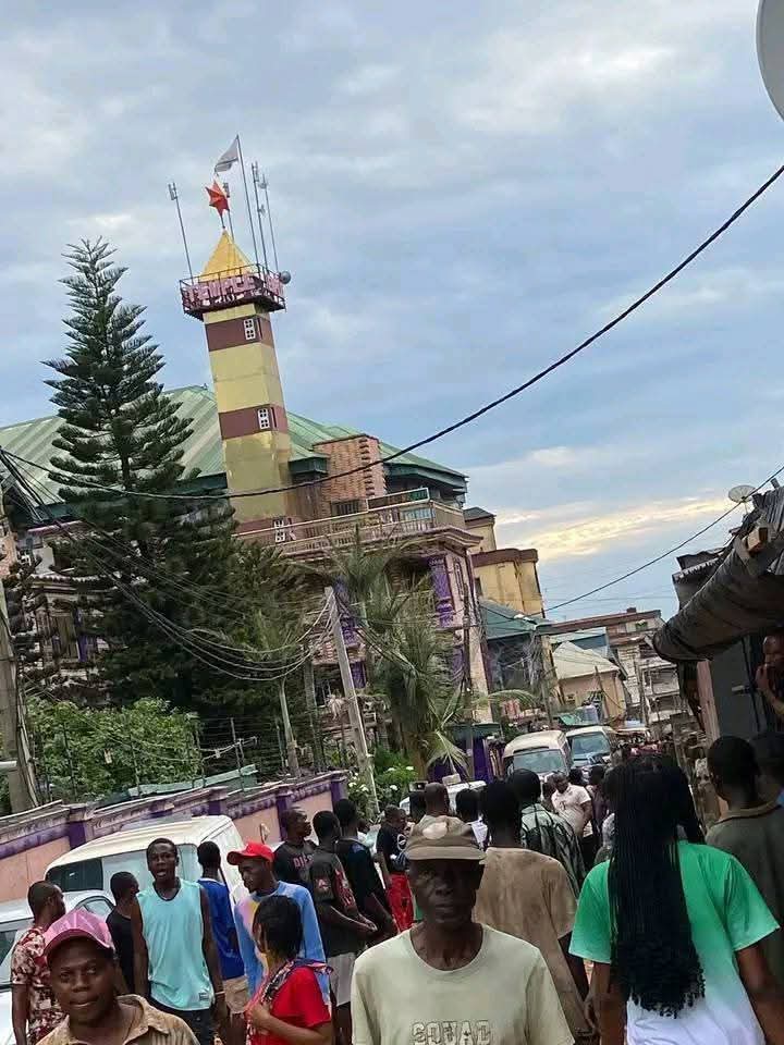 Jenna69302316's tweet photo. On Wednesday, men of Udogachi and Agunechemba Security men stormed Onitsha to arrest a man. 

His name is Pastor Harrison Charles, name of his church is Dayspring Assembly. Located in Awada, not too far from MCC junction.

Many of you may be hearing about him for the first time, but some of us in Onitsha know about him.

He has more than 50 wives... and most of them are other people's wives that they swapped. They do wife swapping in the church. It's part of their doctrine. You may come to church with a wife and go with another wife after swapping with another man, under his instructions.

He Marries every year around July which is their church new year. They practice completely different doctrine and different calendar from Christianity 

Man is also very liquid. He is a billionaire with lots of reach, connections and contacts, that's why he is feared in Awada, and has remained elusive all these years, because he uses money and connections to suppress any court case, police case or complaint.

Someone whom he collected his wife has even taken his case to brekete radio in Abuja, yet nothing came out of it.

How he acquired his wealth is still a mystery but there are numerous reports of his millionaire members who wills their money and properties to him and shortly after that, they kpai.

One of his members willed his fortunes to him, then kpai few weeks later, he proceeded to take ownership of the man's fortune, then married the man's wife...and then married the man's only child (teenage daughter) the following year.

On the day of his arrest, security operatives found eleven new nursing mothers with new babies there, which he said are all his.

He built a school that is dedicated to teaching only his children, cos he has plenty children...I mean plenty!

There are so many other atrocious things happening there which I can't mention.

I could go on and on...

People who attended their service or programme out of curiosity to know whats going on inside there, came out with bizarre stories.

Stories plenty...

Soludo must be commended for having the courage to arrest this man and put a stop to his atrocities.

📍 Onitsha 
      13-06-2026