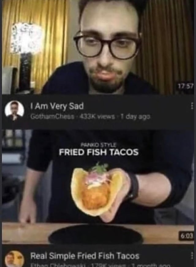 GunWizardRaidar's tweet photo. @3letter_ Should make the fried fish tacos https://t.co/6MIvpMB4xc