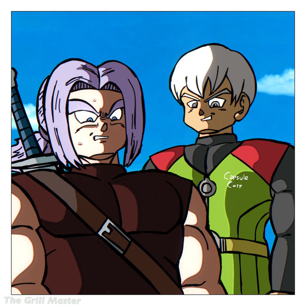 DiScOmAn_64's tweet photo. Xeno Trunks and John Dragonball #xenotrunks #john1000 #dragonball https://t.co/4je9Pkyis1