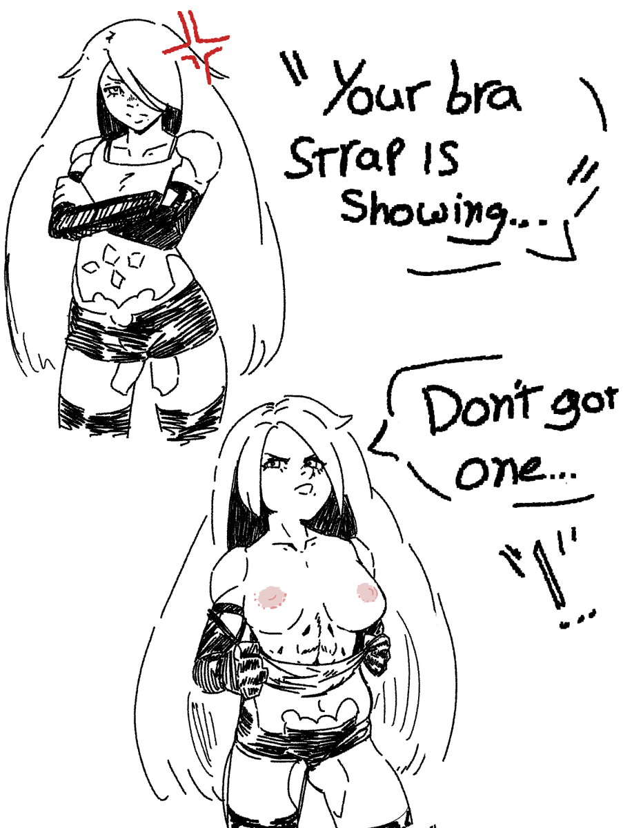 Objurgo_Sol's tweet photo. A2.. you're bra strap is showing 😳 https://t.co/PQQzuSSNVZ