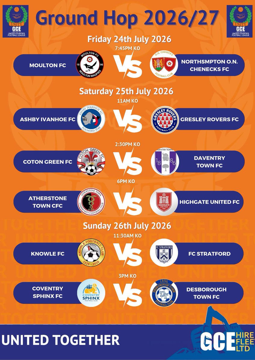 CoventrySphinx's tweet photo. Coventry Sphinx are excited to announce we’ve been selected for Ground Hop 26/27 as we host Desborough Town on Sunday 26th July. We can’t wait to welcome all ground hoppers 💙⚽  

#Coventrysphinx #nonleague #Coventry https://t.co/bu4s3ra4eo