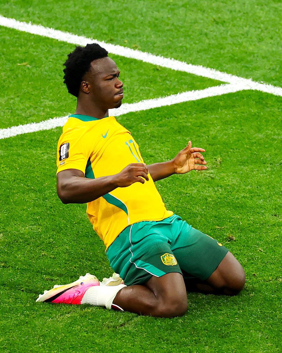 colonelhogans's tweet photo. Cheer this young man while he’s scoring goals for Australia. 

Blame him for high house prices and crime when he walks down the street. 

The sheer fucking racist hypocrisy of white Australia and One Nation. https://t.co/aysWSX5SqO