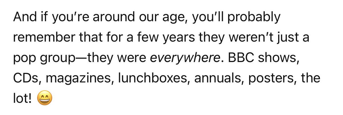 sallydoesugc's tweet photo. This morning I asked AI what happened to this successful band from 2000s (lol my mind on a Sunday morning).

See pic for what their response ended with. It is SO unnerving when the AI refers to themselves as people “our age”. Like nope we don’t share an age, sir. https://t.co/o9T9XRaa2X