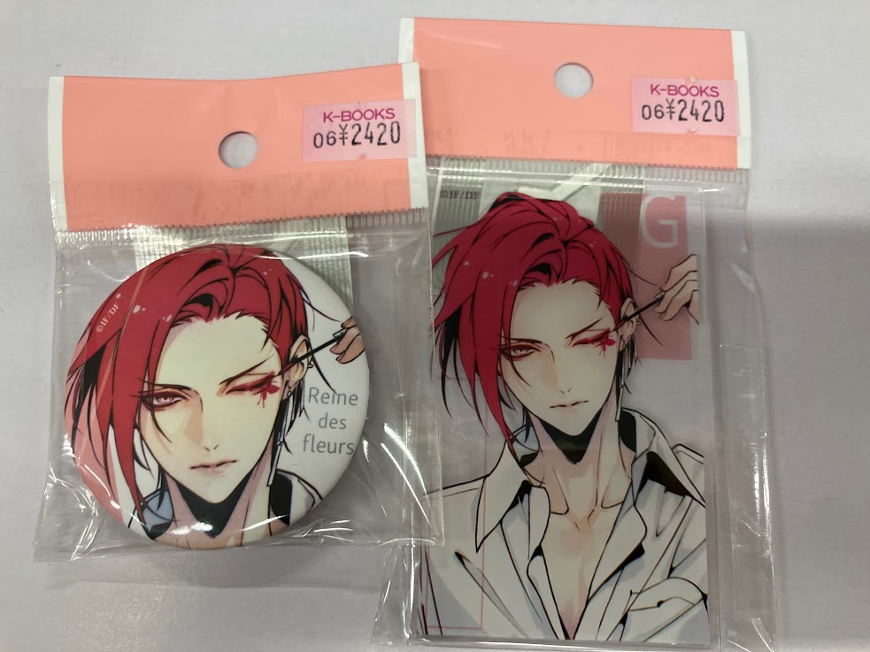 入荷情報】 「レンドフルール」缶バッジやアクリルカードなどが入荷