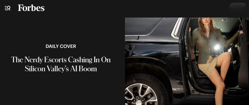 TheGreyZoneOC's tweet photo. Why is an AI elite paying $6,000/h for escorts? The answer reveals something about power in Silicon Valley.

Forbes published an article about a growing market of high-end escorts catering to the AI elite. 

The story writes itself: s€x, money, AI, Nvidia bros and beautiful women with brains!

Most people stopped there... 

I didn't.

Silicon Valley is an endless "gold rush". 

A place built around mobility, optimisation, and optionality.

The same culture that encourages people to constantly evaluate investments, careers, and opportunities can eventually encourage them to evaluate relationships the same way.

Which makes it a great place for building companies... Less great for building trust.

In environments like this, it becomes increasingly difficult to distinguish:

- affection from opportunity
- friendship from utility
- loyalty from convenience
- connection from transaction

The s€x is never the story.

The story is what happens when wealth, status, and endless optionality make human relationships harder to read.

When every relationship carries hidden incentives.

When uncertainty becomes exhausting.

The escort economy is simply ONE of the many markets that emerge to reduce it.

I wrote a piece on what Silicon Valley's escorts reveal about power, ambiguity, and the market for certainty.

🔗 Link in comments

Stay lucid,

Oriane