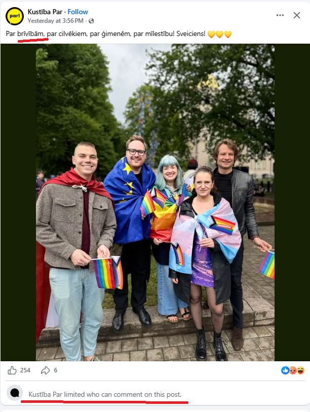 zuravlevs's tweet photo. Re, @miks_eu un @curiha aģitē par brīvībām, liedzot fundamerntālo brīvību - vārda brīvību. Klauni.🤣 https://t.co/qZYPTUBNA1