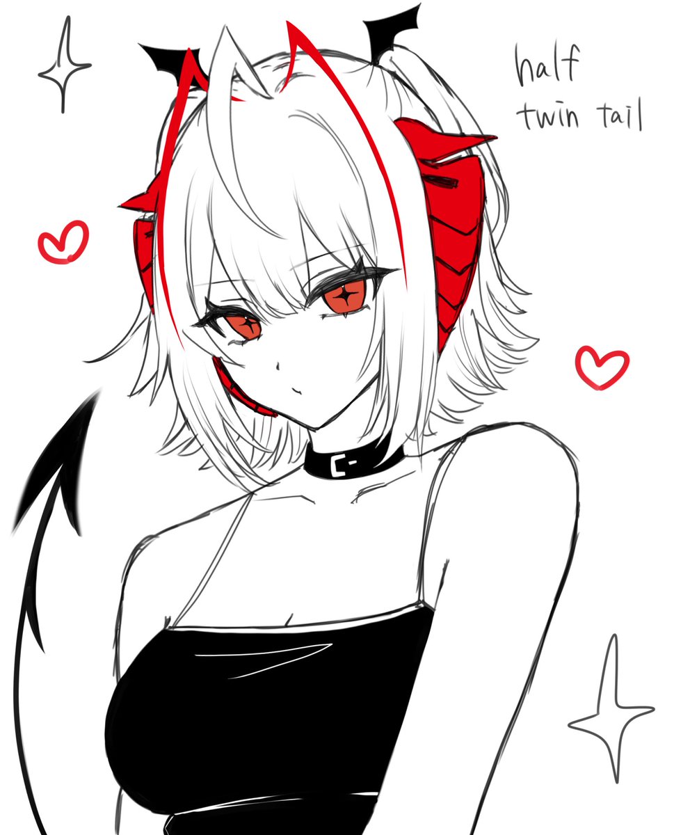 kome_illust's tweet photo. ハーフツイン https://t.co/wBGHc1lvHc