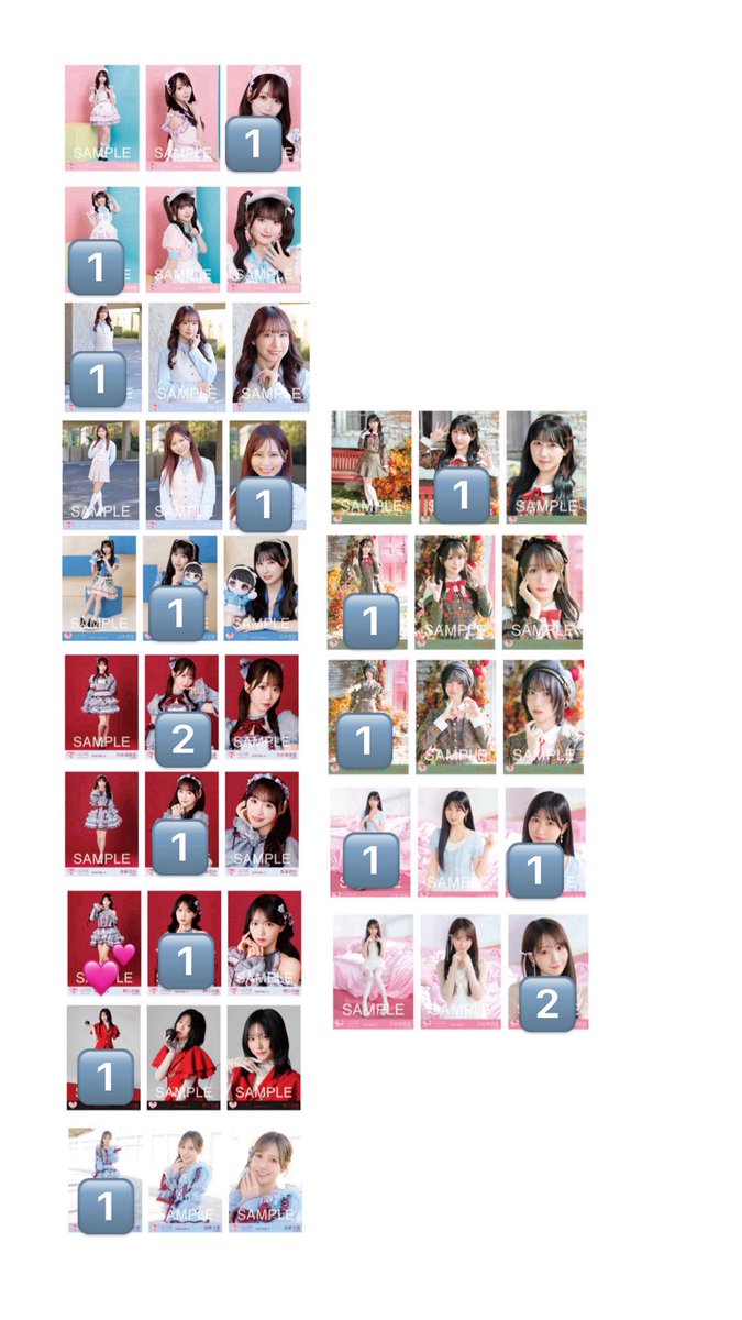 mlspl0's tweet photo. イコラブ トレ

譲：画像のもの
求：💕・野口過去物＞佐々木・髙松 過去物

国立＞郵送

ラブソングよりも前の過去物所持数少ないのでなんでも検討します！

お気軽にお声掛けください！ https://t.co/tmFovVzusV