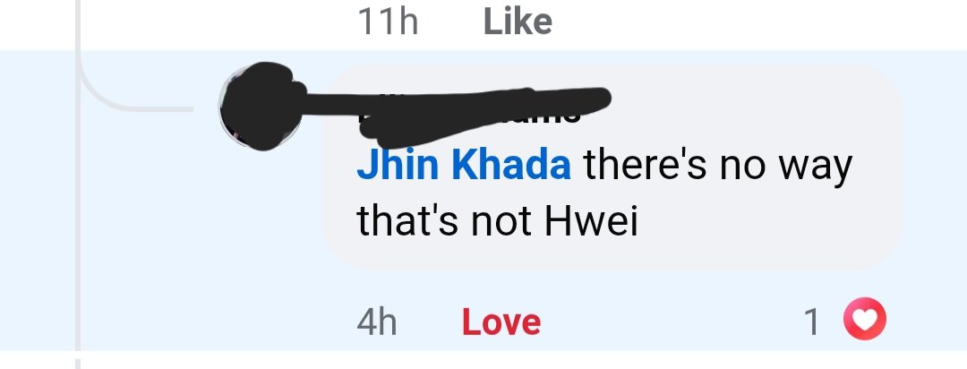 RealKhadaJhin44's tweet photo. Posted @LoveIn4Acts @RealLukaiHwei IRL pic in a Facebook group. And these were the comments he got. 
Thought your Hweiters would like to see it, my love. 
You are Hwei. They will never be. 
#Hwei #LukaiHwei #JhinHwei https://t.co/Mx8PtGIZH5
