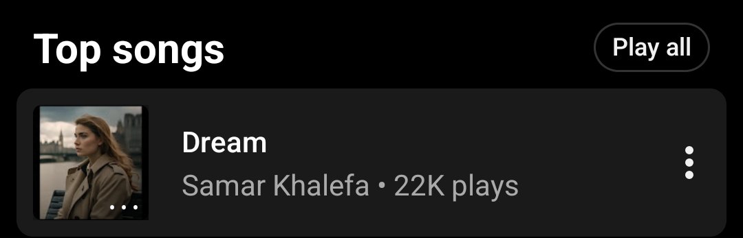 SamKhalefa's tweet photo. My song has now reached 22 thousand plays on YouTube Music!
#musician #songstats #musicrec #songrec #songwriter #singer #indiemusician #musiclover #music https://t.co/FhX6oG80RR