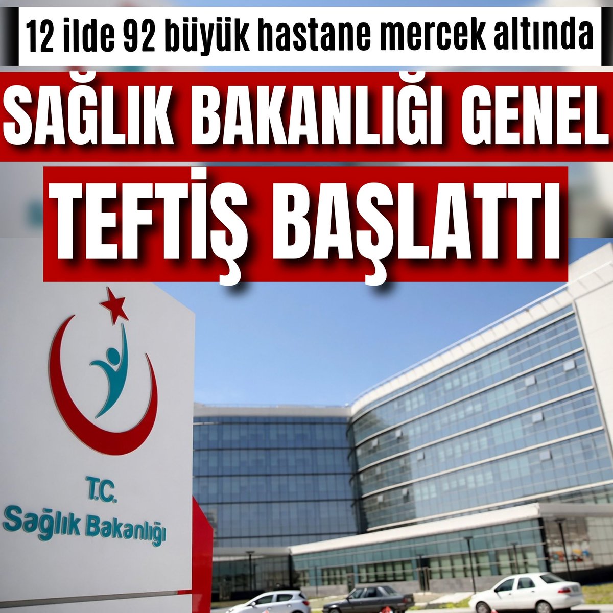 notbircomtr's tweet photo. 12 ilde 92 büyük hastane mercek altında👇

Sağlık Bakanlığı genel teftiş başlattı

https://t.co/lXhJzr3qc3 https://t.co/r1Gj32bq7n