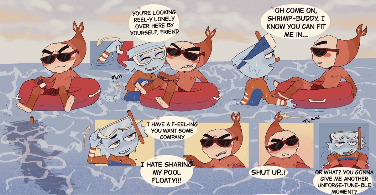 Cl0WN80ING's tweet photo. some 🦐🐟 for f1nn week

thanks to my awesome husband for help with dialogue
#dandysworldnsfw #dandysworldrule34 https://t.co/DCn2Zc6tUZ