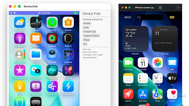 onejailbreak_'s tweet photo. 🗞️DoronZ has released pymobiledevice3 with early support for Apple’s new DeviceHub services in iOS 27, opening the door to iPhone Mirroring-style remote control outside Apple’s official regional limits🔥

Get the full story on ONE Jailbreak website📰 https://t.co/GQ92rsoM4L